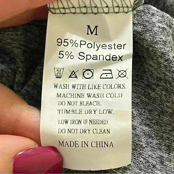 Boho Dress Women's Boat Neck Drawstring Ruched Long Sleeve Geometric size M - Picture 13 of 13